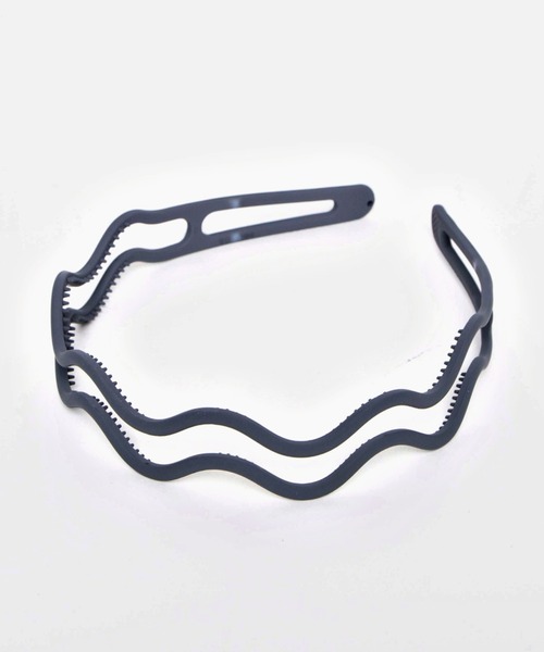 WEGO（ウィゴー）の「WEGO/マットうねりカチューシャ（カチューシャ・レディース・ブラウン/ピンク/ホワイト/オフホワイト/ダークグレー・FREE）」の3枚目の写真