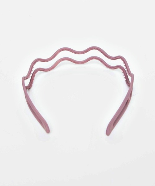 WEGO（ウィゴー）の「WEGO/マットうねりカチューシャ（カチューシャ・レディース・ブラウン/ピンク/ホワイト/オフホワイト/ダークグレー・FREE）」の9枚目の写真