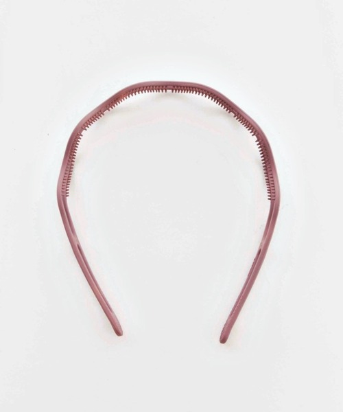 WEGO（ウィゴー）の「WEGO/マットうねりカチューシャ（カチューシャ・レディース・ブラウン/ピンク/ホワイト/オフホワイト/ダークグレー・FREE）」の8枚目の写真