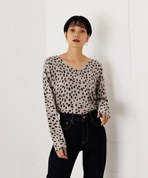 Azul By Moussy アズールバイマウジーのニット セーター レオパード柄 通販 Zozotown