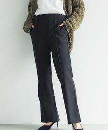 coca（coca） | 裏起毛ストレッチピンタックフレアパンツ(その他パンツ)