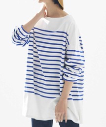 ＩＥＤＩＴ　小森美穂子さんコラボ　こだわりバスク風ボーダーＴシャツ