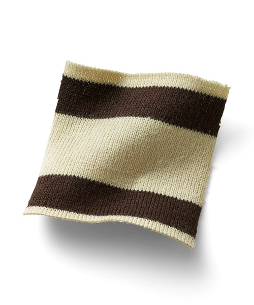 IEDIT（イディット）の「ＩＥＤＩＴ　小森美穂子さんコラボ　こだわりバスク風ボーダーＴシャツ（Tシャツ/カットソー・レディース・ブラウン/ブルー・SMALL/MEDIUM/LARGE/X-LARGE/XX-LARGE/XXX-LARGE）」の7枚目の写真