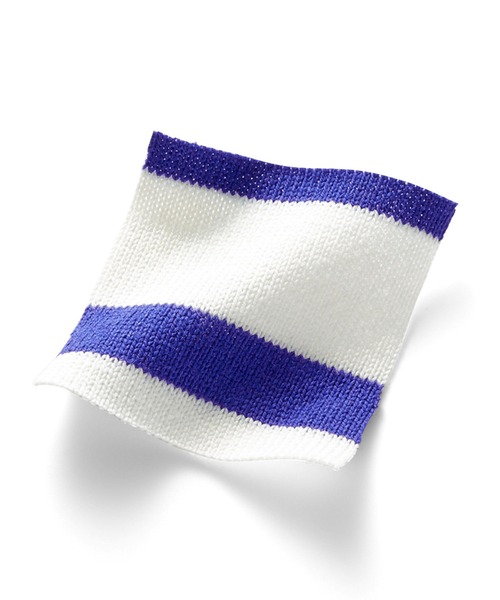 IEDIT（イディット）の「ＩＥＤＩＴ　小森美穂子さんコラボ　こだわりバスク風ボーダーＴシャツ（Tシャツ/カットソー・レディース・ブラウン/ブルー・SMALL/MEDIUM/LARGE/X-LARGE/XX-LARGE/XXX-LARGE）」の8枚目の写真