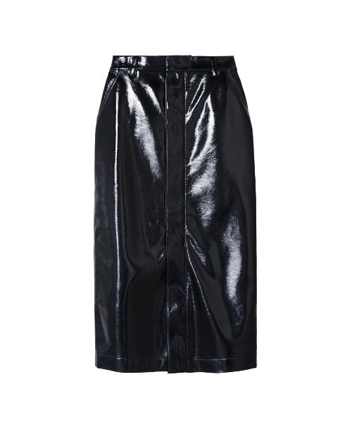 新品未使用タグ付き★ルシェルブルー★レザースカート LE CIEL BLEU - 新品未使用タグ付き☆ルシェルブルー☆レザー