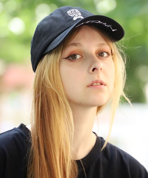 DOGTOWN（ドッグタウン）の「DOGTOWN/ドッグタウン DOGTOWN Gonz Twill 6P CAP キャップ（キャップ・メンズ・ブラック×ブルー/ブラック×ホワイト・FREE）」の2枚目の写真