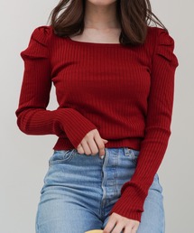 yuue' ( wear )（ユーイ）の「パワショルリブニット（ニット/セーター）」
