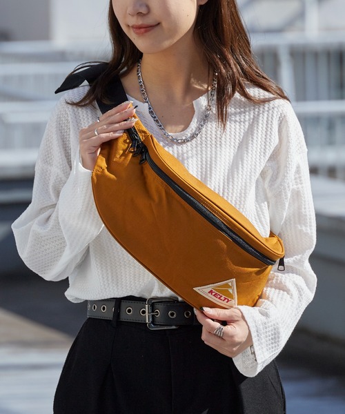 KELTY（ケルティ）の「KELTY/ケルティ MINI FANNY ボディバッグ アウトドア ストリート カジュアル お出かけ 2026年 夏 夏服（ボディバッグ/ウエストポーチ・メンズ・ブラック/ブラウン/レオパード/ネイビー/タン/サンドベージュ/ライトグリーン/グレー/セージグリーン/モカ/マスタード・ONE SIZE）」の17枚目の写真