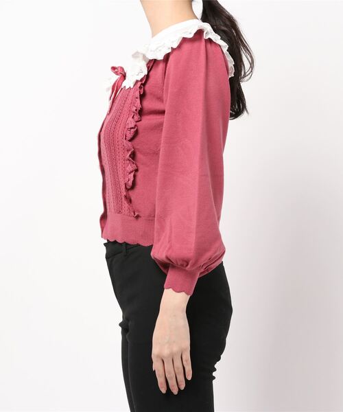 mille fille closet ピンク カーディガン mille fille closet ピンク カーディガン M - メルカリ