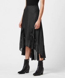 Ririnです☆【美品】ALLSAINTS(オールセインツ)スカート ALLSAINTS（オールセインツ）の「ILIA DOT SKIRT | ILIA DOT