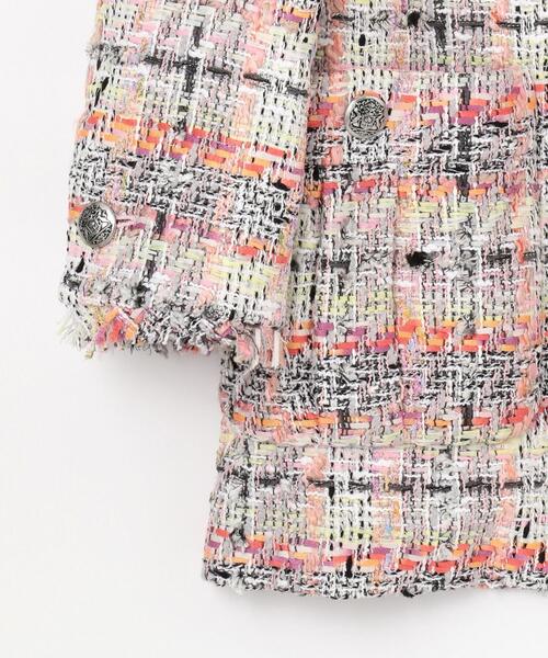 GRACE CLASS（グレースクラス）の「ツイードフリンジロングジャケット  