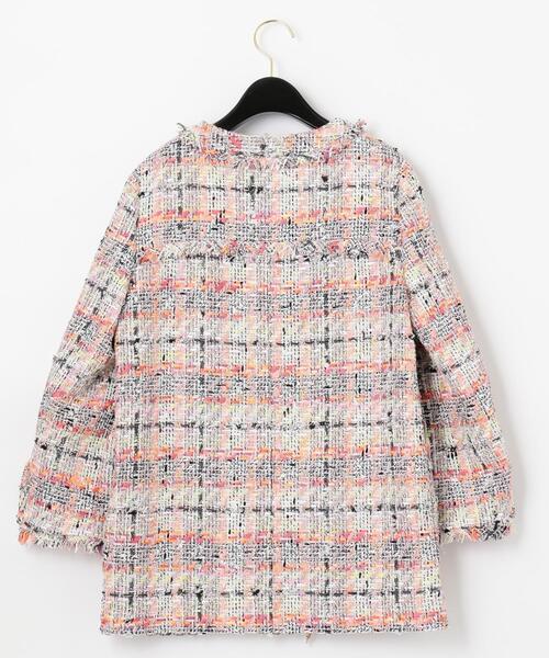 GRACE CLASS（グレースクラス）の「ツイードフリンジロングジャケット  