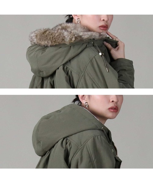 スマックエンジニア　フェイクファーモッズコート RAG MACHINE（ラグマシーン）の「【RAG MACHINE】フェイクファーモッズ