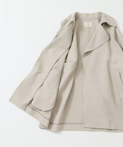 IENA（イエナ）の「アセテートコットンショートコート◆（その他アウター・レディース・ベージュ/グレー/ナチュラル・34/36/38）」の21枚目の写真