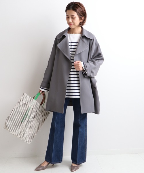 セール】アセテートコットンショートコート◇（その他アウター）｜IENA