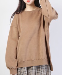 WC/裏起毛ビッグシルエット無地スウェット