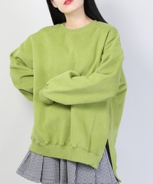 WC | WC/裏起毛ビッグシルエット無地スウェット(スウェット)