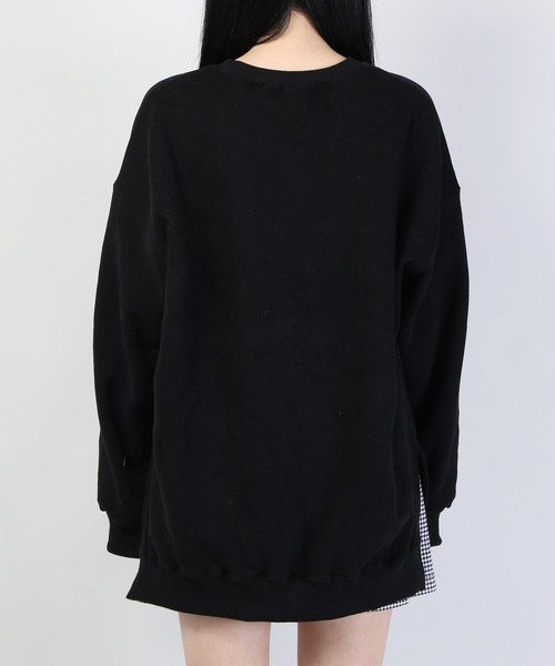 WC(ダブル シー)の「WC/裏起毛ビッグシルエット無地スウェット(スウェット・レディース・ブラック/ブラウン/グリーン/アイボリー・FREE)」の8枚目の写真