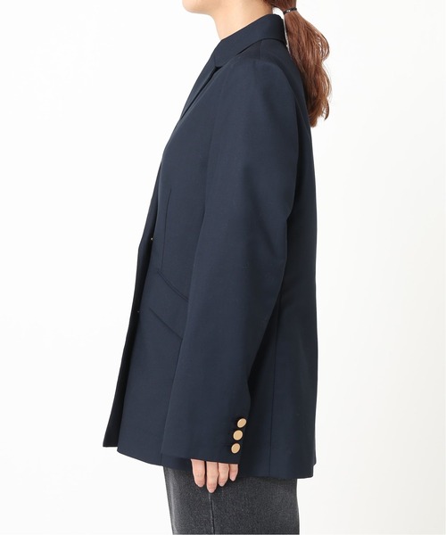 Simplicite（サンプリシテ）の「Wブレストテーラードジャケット◆（テーラードジャケット・レディース・ベージュ/ネイビー・FREE）」の12枚目の写真