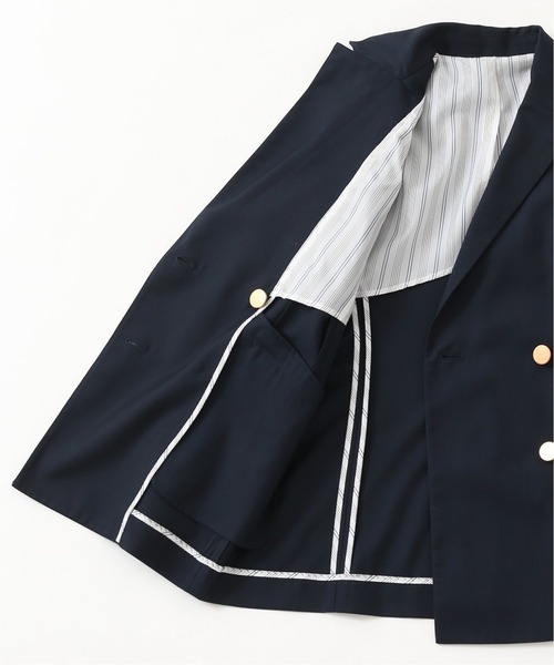 Simplicite（サンプリシテ）の「Wブレストテーラードジャケット◆（テーラードジャケット・レディース・ベージュ/ネイビー・FREE）」の16枚目の写真