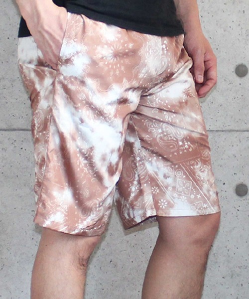SHISKY(シスキー)の「ペイズリー ハーフパンツ ショーツ 撥水 UVカット(その他パンツ・メンズ・ブラック系その他/ブラウン系その他/ブルー系その他・M/L/XL)」の7枚目の写真
