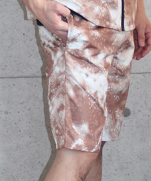 SHISKY(シスキー)の「ペイズリー ハーフパンツ ショーツ 撥水 UVカット(その他パンツ・メンズ・ブラック系その他/ブラウン系その他/ブルー系その他・M/L/XL)」の8枚目の写真
