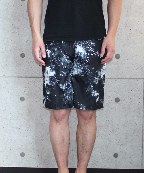 SHISKY(シスキー)の「ペイズリー ハーフパンツ ショーツ 撥水 UVカット(その他パンツ・メンズ・ブラック系その他/ブラウン系その他/ブルー系その他・M/L/XL)」の9枚目の写真