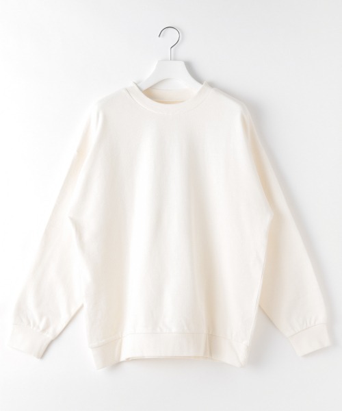 Me%(ミィパーセント)の「メッセージロゴBIGスウェット(Tシャツ/カットソー・レディース・サックスブルー/ホワイト/ブラック・FREE)」の6枚目の写真