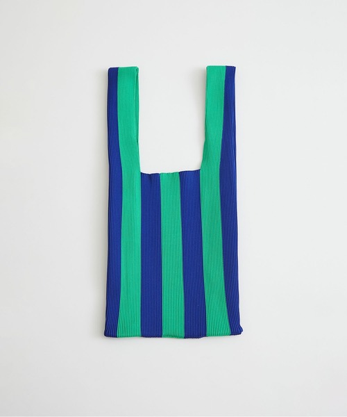 LASTFRAME(ラストフレーム)の「【LASTFRAME(ラストフレーム)】ストライプマーケットバッグ /L21208(ハンドバッグ・レディース・ブラック/グリーン/イエロー・FREE)」の5枚目の写真