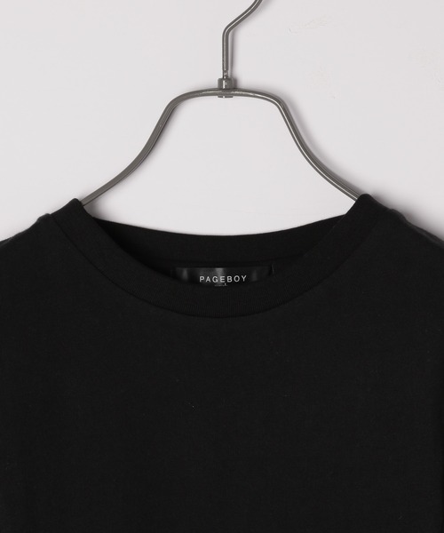 PAGEBOY（ページボーイ）の「ボリュームスリーブTシャツSS（Tシャツ/カットソー・レディース・ブラック/パープル/オフホワイト/グレイッシュベージュ/ブラウン系その他/ベージュ系その他・FREE）」の16枚目の写真