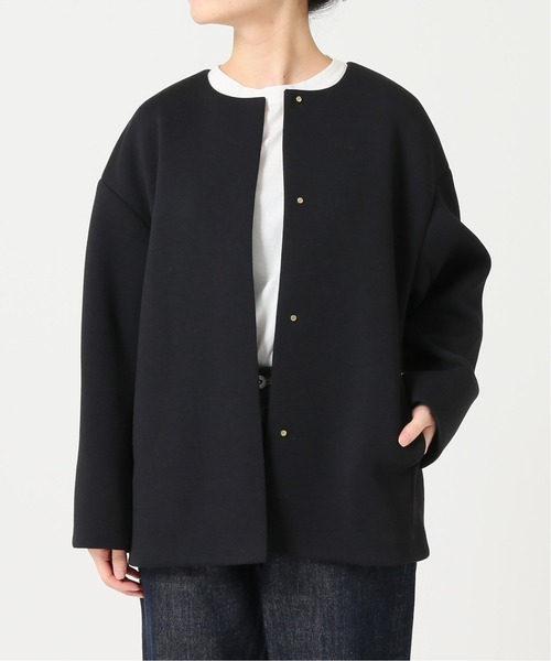 SLOBE IENA(スローブイエナ)の「ダンボールブルゾン【手洗い可能】◆(ブルゾン・レディース・ネイビー/ベージュ/カーキ・FREE)」の4枚目の写真