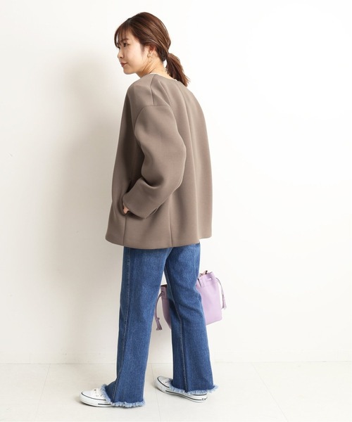 SLOBE IENA ブルゾン CPLウェザーフーディーコクーンブルゾン（その他ブルゾン