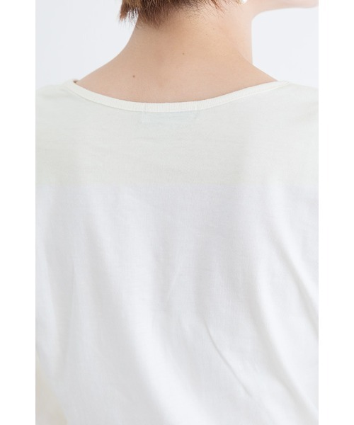 ElegChic（エレグシック）の「ワイドリブカットソー（Tシャツ/カットソー・レディース・ネイビー/グレー/オフホワイト・4L/M/L/XXL/XL）」の22枚目の写真
