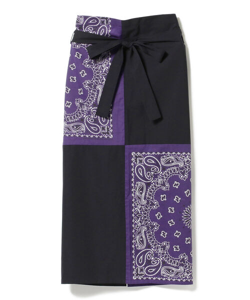 Ray BEAMS（レイビームス）の「TOWN CRAFT × Ray BEAMS / 別注 バンダナ スカート（スカート・レディース・ブラック/ネイビー・ONE SIZE）」の10枚目の写真