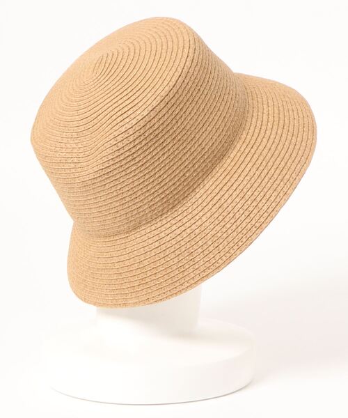 RAG MACHINE(ラグマシーン)の「【RAG MACHINE】ペーパーブレードバケット(ハット・レディース・ブラック/ベージュ・フリー)」の3枚目の写真