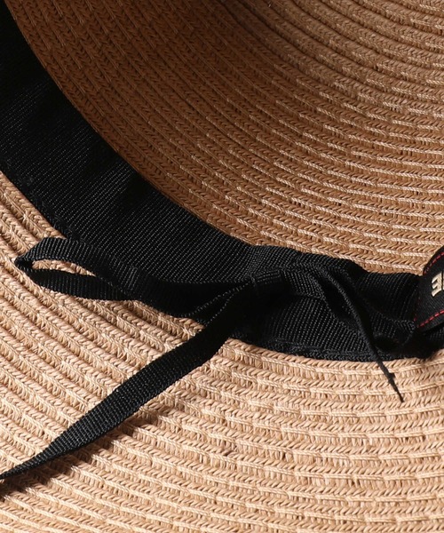 RAG MACHINE(ラグマシーン)の「【RAG MACHINE】ペーパーブレードバケット(ハット・レディース・ブラック/ベージュ・フリー)」の5枚目の写真