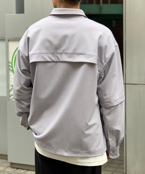 Toironier（トワロニエ）の「Toironier/トワロニエ/2WAY（シャツ/ブラウス・メンズ・ラベンダー/ベビーピンク・FREE）」の12枚目の写真