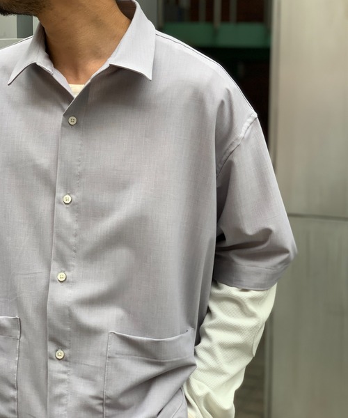 Toironier（トワロニエ）の「Toironier/トワロニエ/2WAY（シャツ/ブラウス・メンズ・ラベンダー/ベビーピンク・FREE）」の13枚目の写真