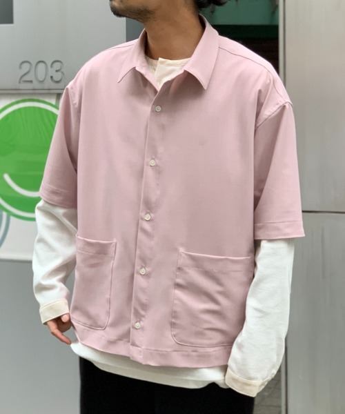 Toironier（トワロニエ）の「Toironier/トワロニエ/2WAY（シャツ/ブラウス・メンズ・ラベンダー/ベビーピンク・FREE）」の8枚目の写真