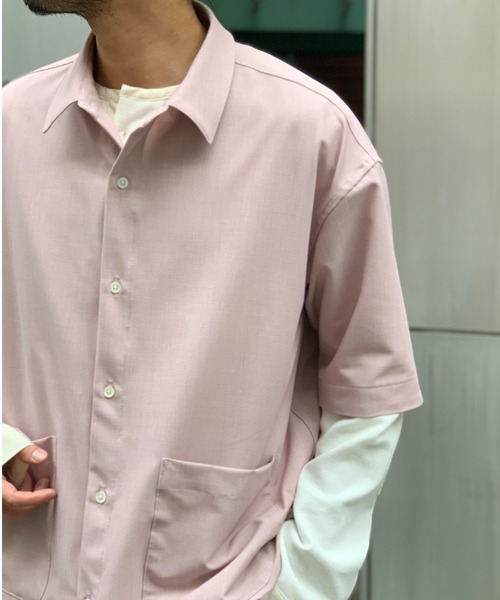 Toironier（トワロニエ）の「Toironier/トワロニエ/2WAY（シャツ/ブラウス・メンズ・ラベンダー/ベビーピンク・FREE）」の18枚目の写真