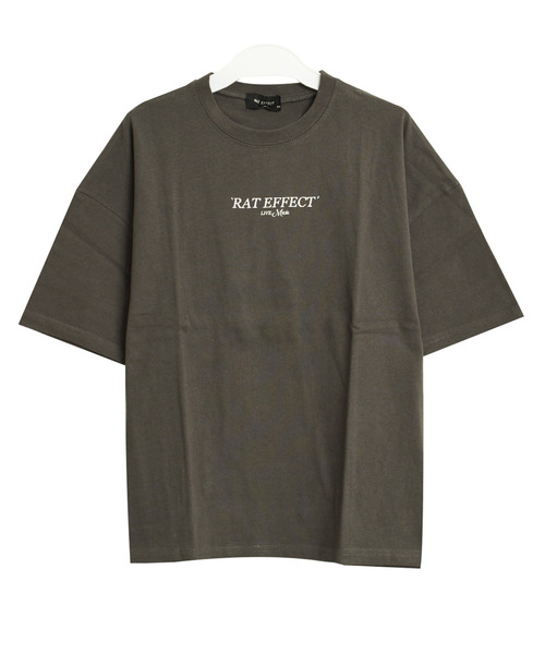 RAT EFFECT(ラットエフェクト)の「バックビッグロゴTシャツ(Tシャツ/カットソー・キッズ・チャコールグレー/ブラック/ベージュ/ライトグレー/パープル・140/120/150/130/160)」の15枚目の写真