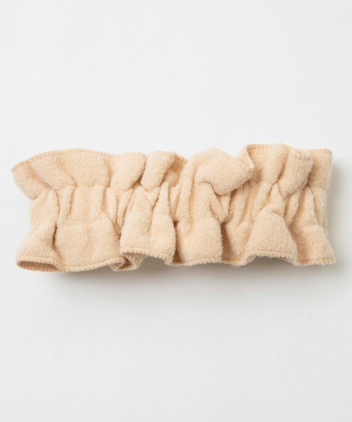 WEGO（ウィゴー）の「WEGO/ボリュームリボンヘアバン（ヘアバンド・レディース・ベージュ・FREE）」の4枚目の写真