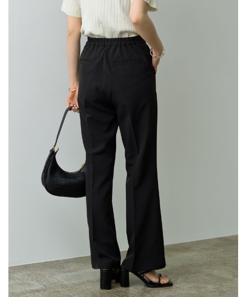 Re:EDIT（リエディ）の「リサイクルカットツイルセミフレアスラックスパンツ（スラックス・レディース・ブラック/アイボリー/オレンジ/ベージュ・SMALL/MEDIUM/LARGE/SHORT/TALL）」の20枚目の写真