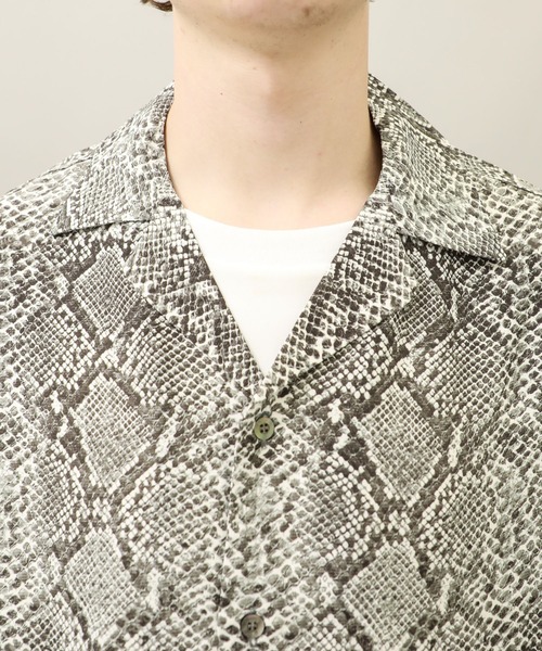 ジエダ　長袖シャツ　JieDa 22ss 花柄　サイズ2　サイケデリック　黒 Jieda（ジエダ）の「LACE SHIRTS S/S（シャツ/ブラウス）」 - WEAR