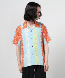 SUN SURF / FLORAL CHAIN 半袖レーヨンハワイアンシャツ<MEN>