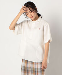 DANTON（ダントン）の「【DANTON/ダントン】 LINEN SHIRT S/S（リネン半袖シャツ）#JD-3565KLS（シャツ/ブラウス）」