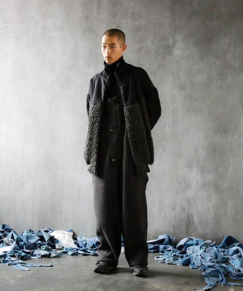 masterkey（マスターキー）の「masterkey マスターキー / DIRECTOR ウールサロペット オーバーオール / MK22A-P-16（サロペット/オーバーオール・メンズ・サンドベージュ/グレー/ブラック・1/2）」の2枚目の写真