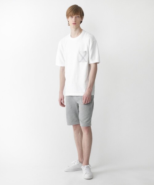 BLACK LABEL CRESTBRIDGE（ブラックレーベル・クレストブリッジ）の「【BLACK lab.】リラックスモールショーツ（ルームウェア/パジャマ・メンズ・ライトグレー/ネイビー/ピンク系その他・M/L）」の8枚目の写真