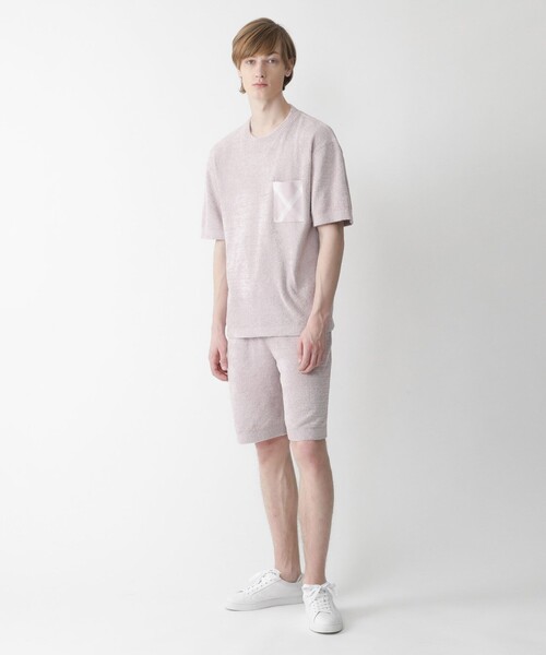 BLACK LABEL CRESTBRIDGE（ブラックレーベル・クレストブリッジ）の「【BLACK lab.】リラックスモールショーツ（ルームウェア/パジャマ・メンズ・ライトグレー/ネイビー/ピンク系その他・M/L）」の14枚目の写真