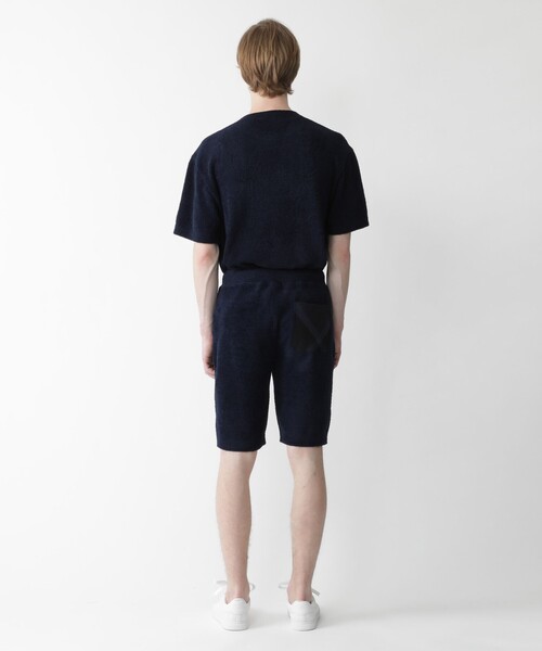 BLACK LABEL CRESTBRIDGE（ブラックレーベル・クレストブリッジ）の「【BLACK lab.】リラックスモールショーツ（ルームウェア/パジャマ・メンズ・ライトグレー/ネイビー/ピンク系その他・M/L）」の5枚目の写真